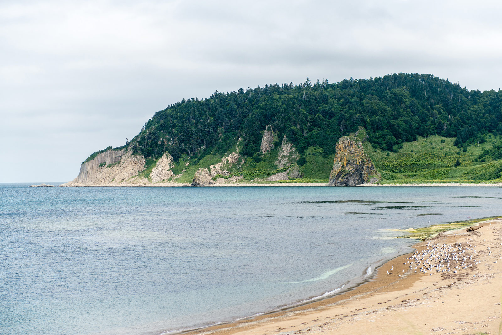 Cape Stolbchaty, Kunashir